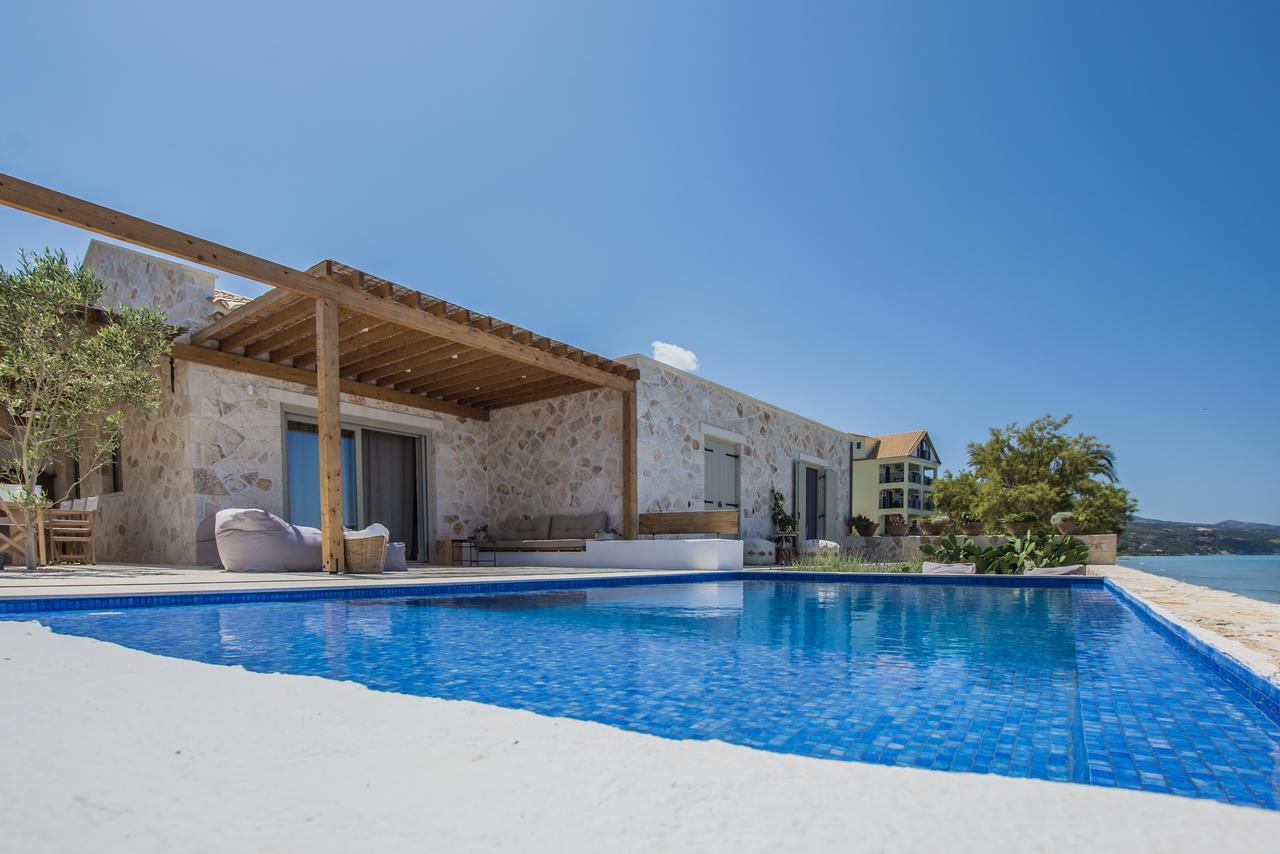 Niova Villa - Seafront, Private Pool And Ionian Sea Views, By Zantewize Alykes  Exteriér fotografie
